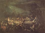 MAGNASCO, Alessandro THe Gypsies'Wedding Feast (mk05) oil painting on canvas